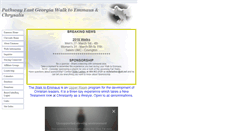 Desktop Screenshot of emmauswalk.net